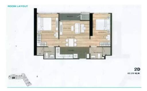 Floor plan layout of a residential property