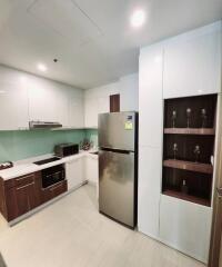 Modern kitchen with appliances and cabinets