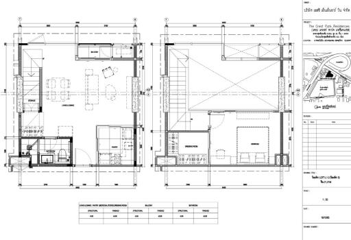 Floor plan of residential building