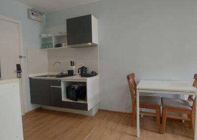 Compact kitchen with dining area