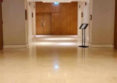 Lobby entrance with marble flooring