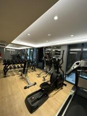 Modern gym with equipment