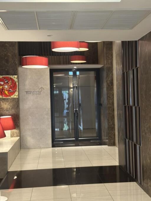 Lobby area with modern decor