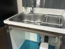 Modern kitchen sink with under-sink storage