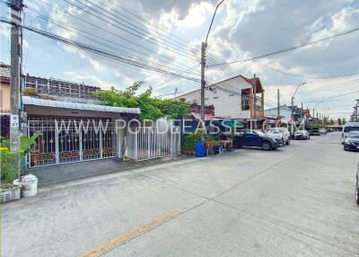 Street view of residential area