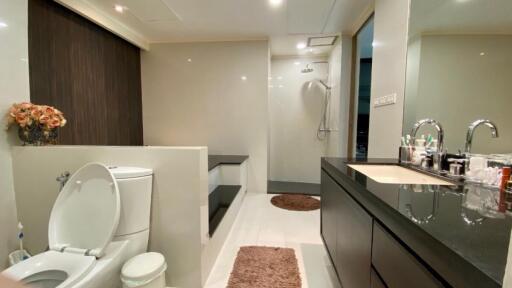 Modern bathroom with amenities