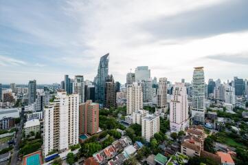 Skyline view of city buildings