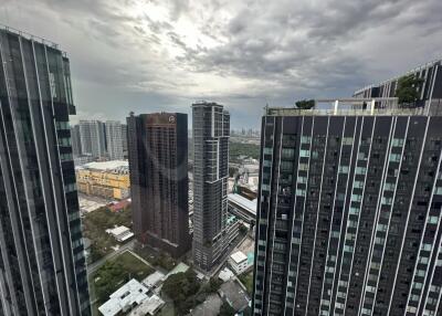 skyline view of tall buildings