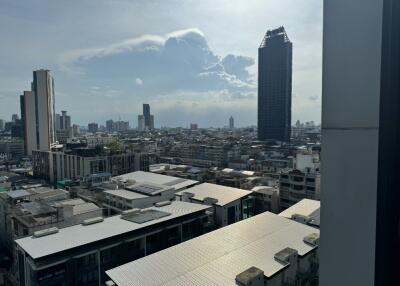 Cityscape view from upper floor