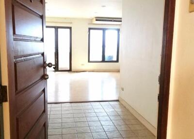 Entrance view of a spacious living room