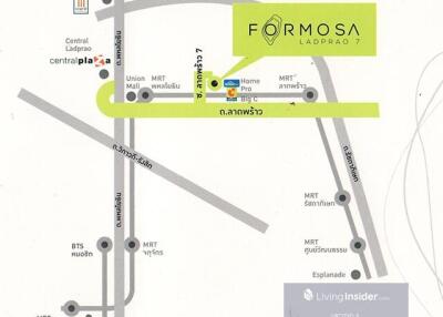 Map showing the location of Formosa Ladprao 7