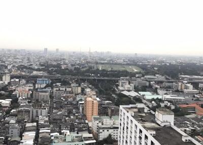 Cityscape view from high-rise building