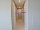 View of the hallway leading to master bedroom and bedroom 2