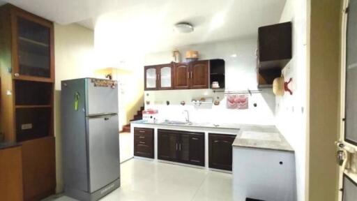 Modern kitchen with appliances and cabinets