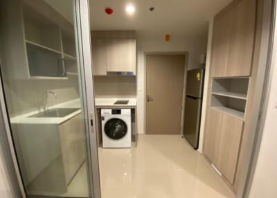 Modern kitchen with built-in appliances