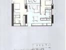 Unit Type 2E floor plan, 110-112 sq.m.