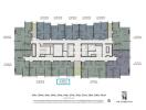 Floor plan of the building showing different units and layout