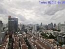 City view from a high floor in a skyscraper