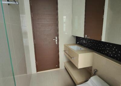 Bathroom with modern amenities