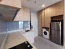 Modern kitchen with built-in appliances