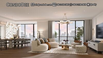 Luxury 3-bedroom Penthouse Pre-Sale Sukhumvit 61