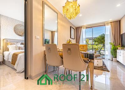 One of Pattaya’s Top Condos – Fully Furnished 2-Bedroom, 64.9 Sq.m.  Don’t Miss This Pre-Sale Promotion!