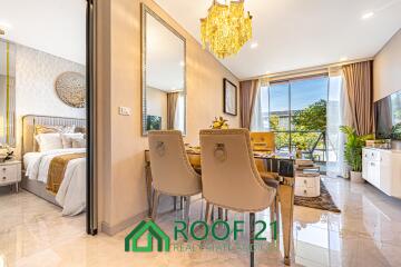 One of Pattaya’s Top Condos – Fully Furnished 2-Bedroom, 64.9 Sq.m.  Don’t Miss This Pre-Sale Promotion!