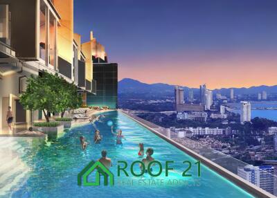 One of Pattaya’s Top Condos – Fully Furnished 2-Bedroom, 64.9 Sq.m.  Don’t Miss This Pre-Sale Promotion!