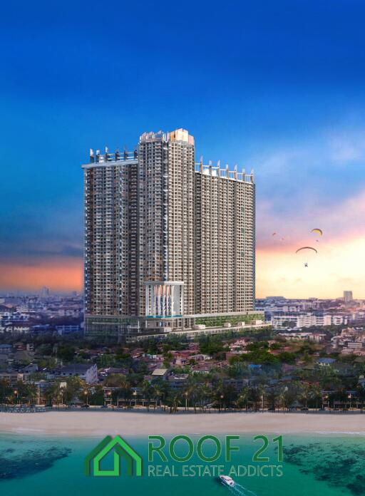 One of Pattaya’s Top Condos – Fully Furnished 2-Bedroom, 64.9 Sq.m.  Don’t Miss This Pre-Sale Promotion!