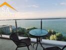 Balcony with ocean view