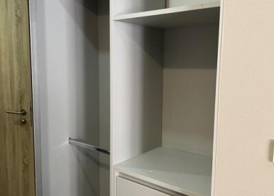 Bedroom closet with open doors