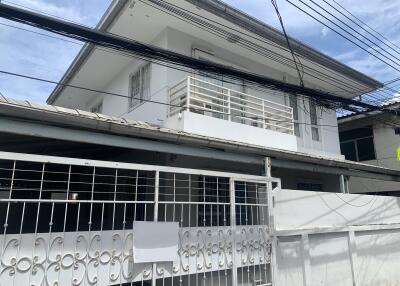 Front view of a two-story house