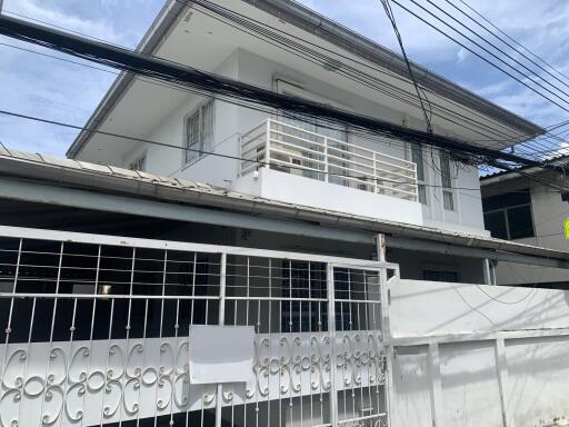 Front view of a two-story house