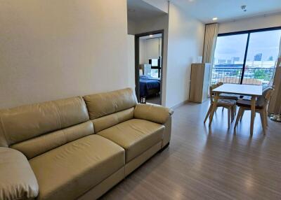 Modern living room and dining area