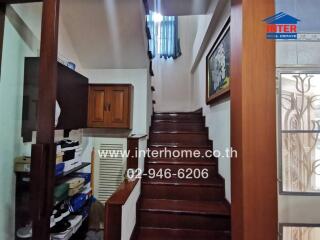 Staircase with storage and shelving