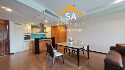 Open kitchen and dining area with modern decor