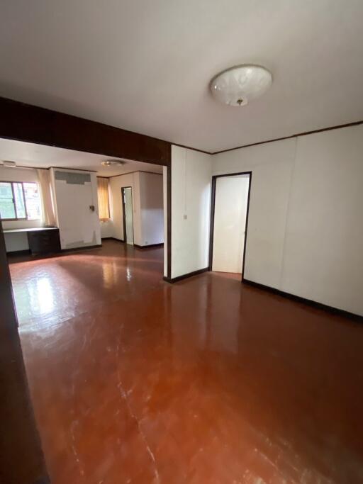 Living room with empty space and natural light