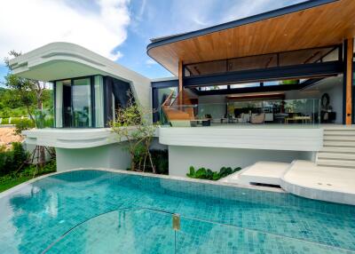 Modern house with pool