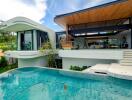 Modern house with pool