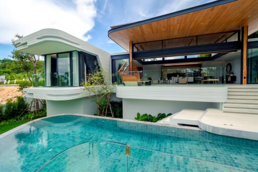 Modern house with pool