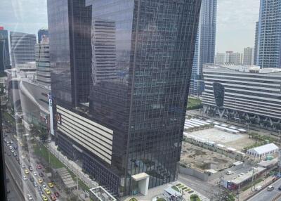 View of modern high-rise buildings in the city