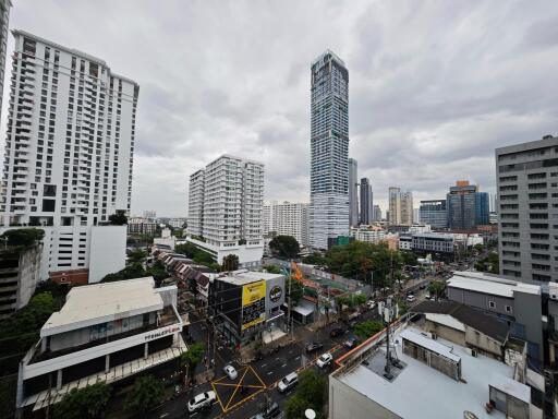 Cityscape with high-rise buildings