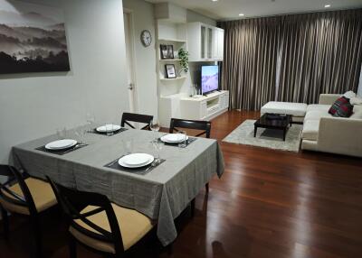 Modern living room and dining area