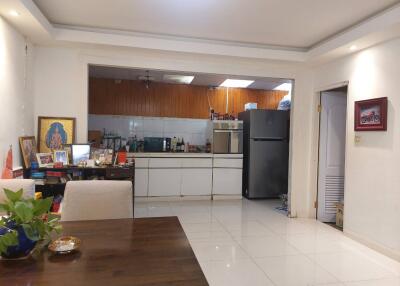 View of a kitchen with dining area