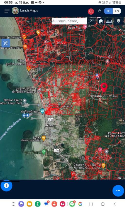 Location map showing Properties and Points of Interest