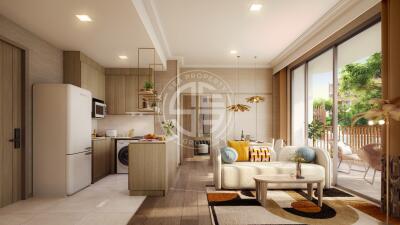 A dream of life most extraordinary in  2-bedroom condominium in Cherngtalay