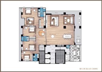 4-BR Apt. in Thung Maha Mek