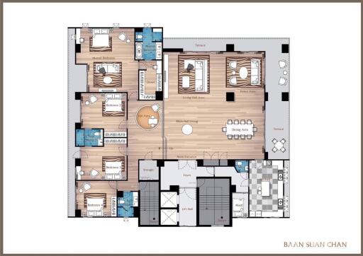 4-BR Apt. in Thung Maha Mek