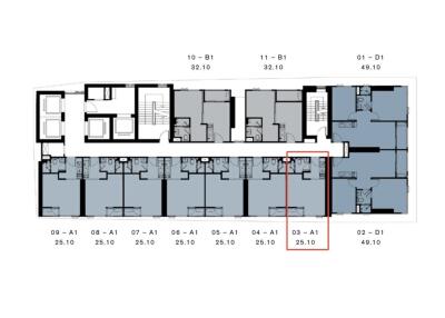 26 ตรม., สตูดิโอ, 1 ห้องน้ำ คอนโด ราคา ฿ 4,590,000