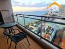 balcony with ocean view